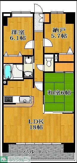 メルベーユの間取り写真