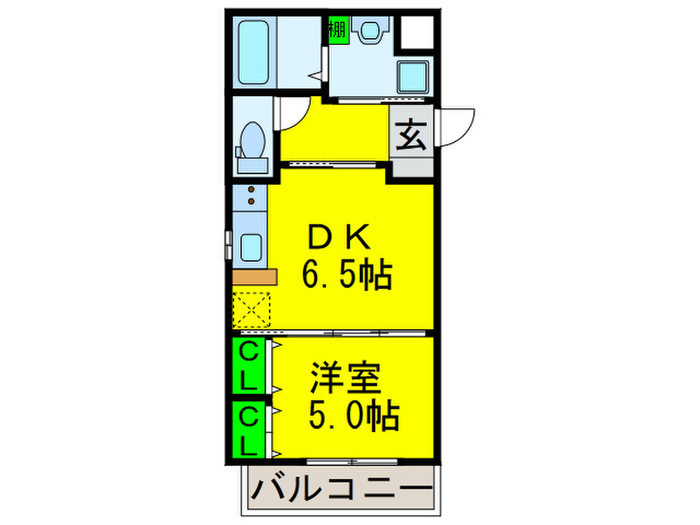 長居パークヴィラの間取り写真