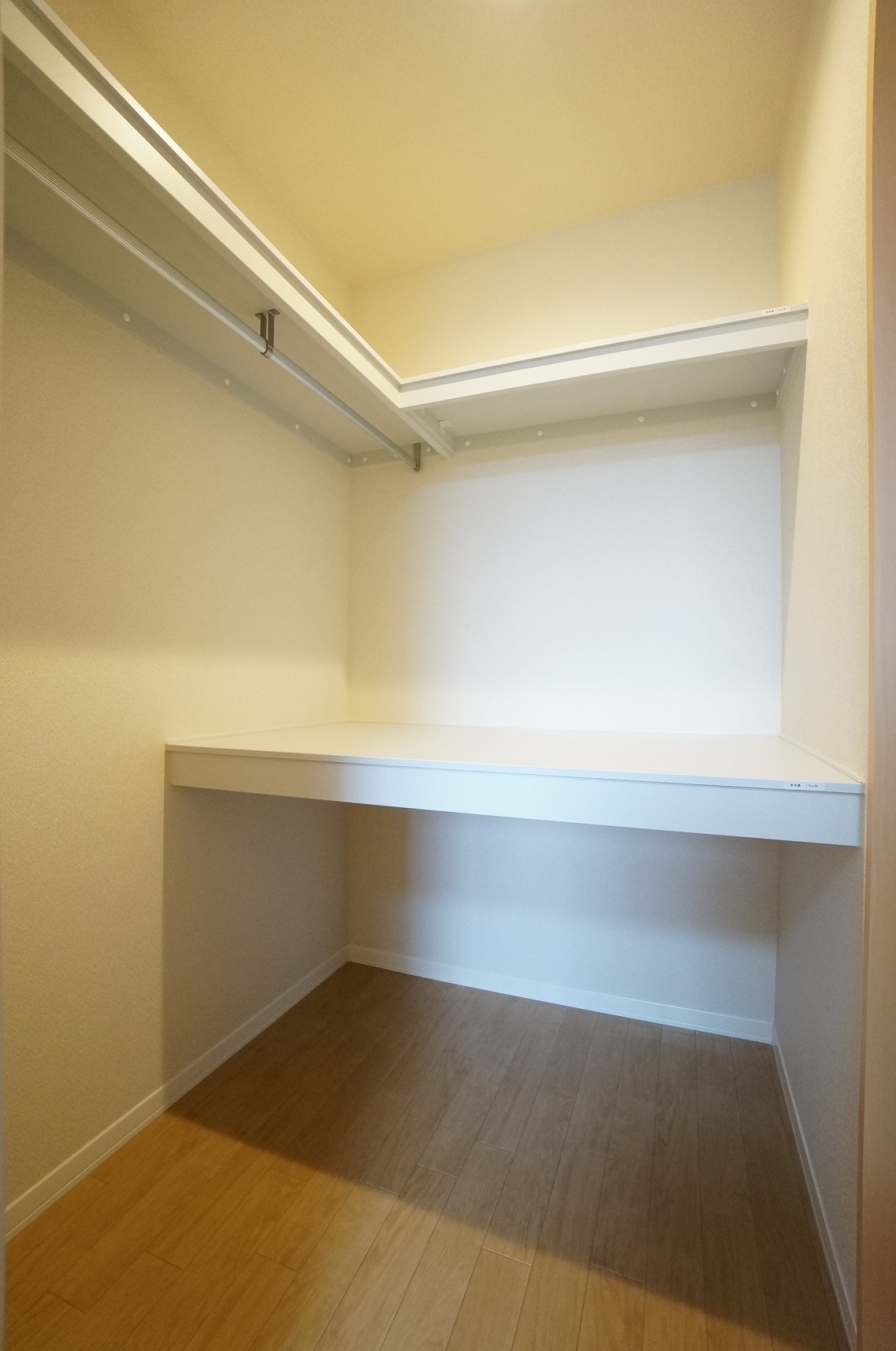 収納　ウォークインクローゼットです。