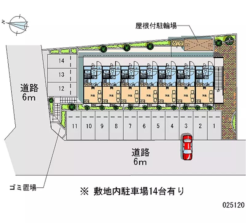 駐車場　配置図