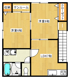 ユーアイIIの間取り