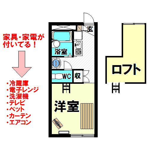 エバー赤坂の間取り