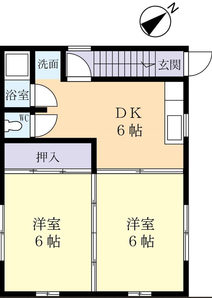 ハイツ長南の間取り