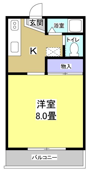 サンシャイン８の間取り