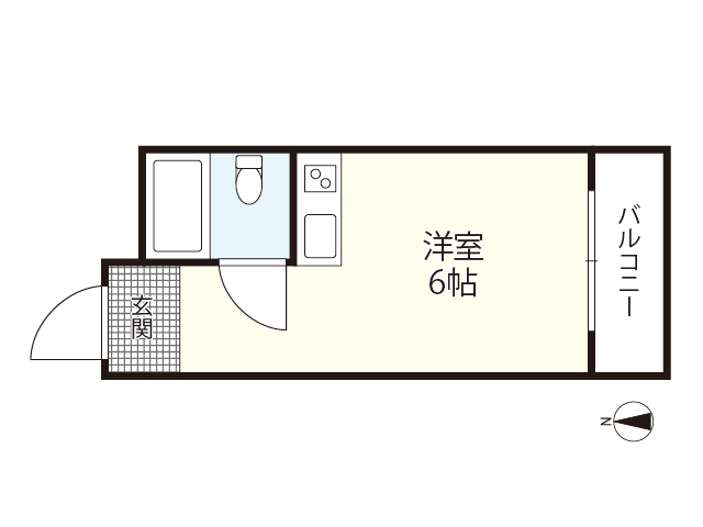 広島市中区舟入南のマンションの間取り