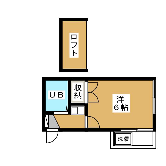 レオパレス白楽の間取り