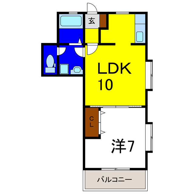 ガーデンヒルズ鳴門の間取り