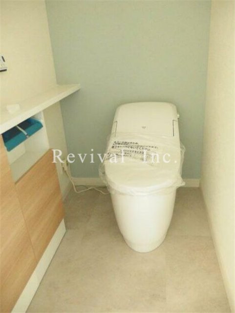 トイレ　ゆったりとした空間のトイレです。