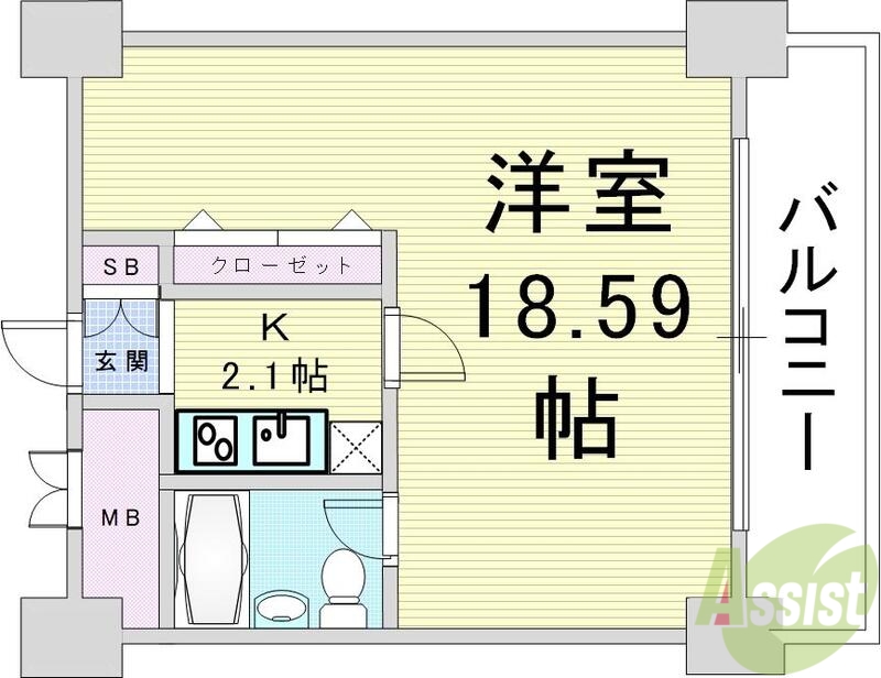 梅田レジデンスＴＯＷＥＲの間取り