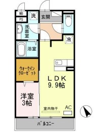 【セジュール町坪の間取り】