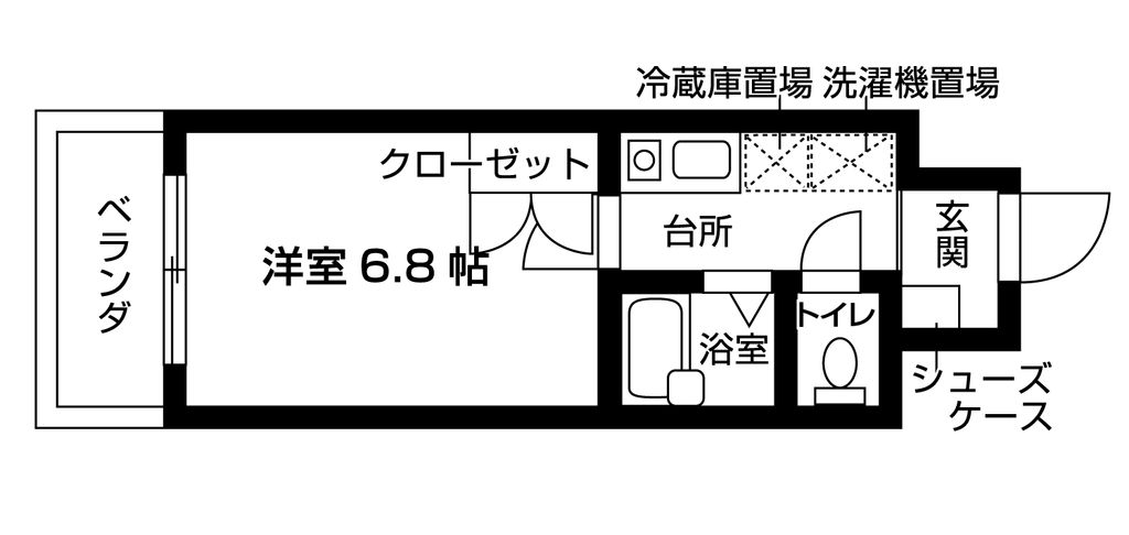 CASA VERDE寺町二条の間取り