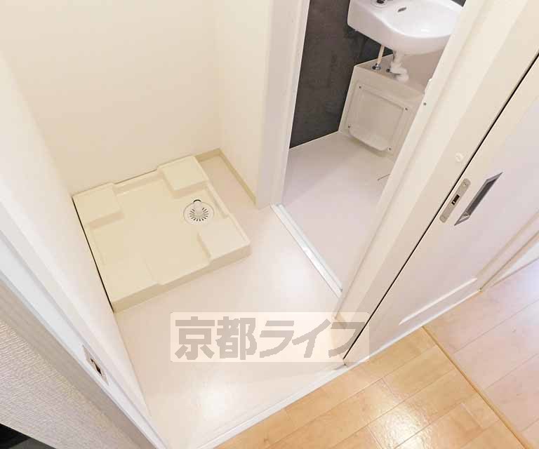 洗面設備　脱衣所です