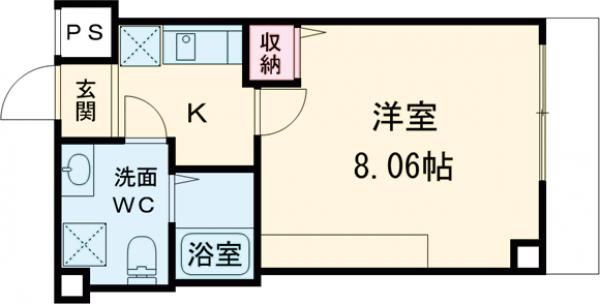 フラッティ千本寺之内北の間取り