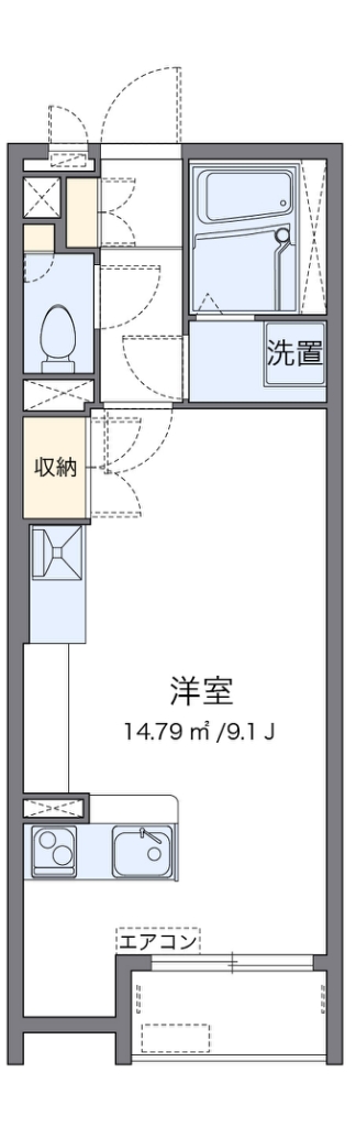 ミランダアザレアの間取り