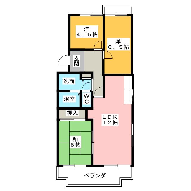 グリーンライフ苅安賀の間取り