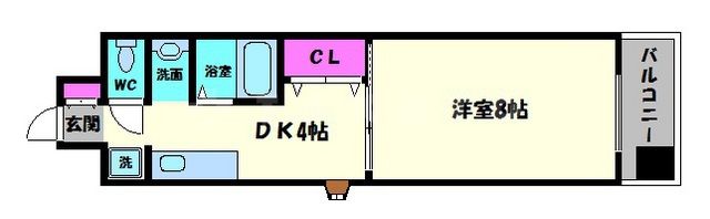 クレアみてじまの間取り