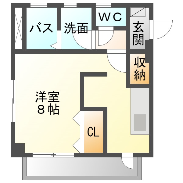 エステート（三井北町）の間取り