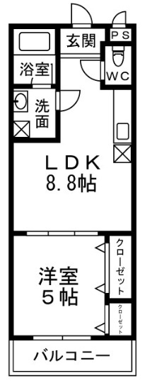 ラフィーネ石本の間取り