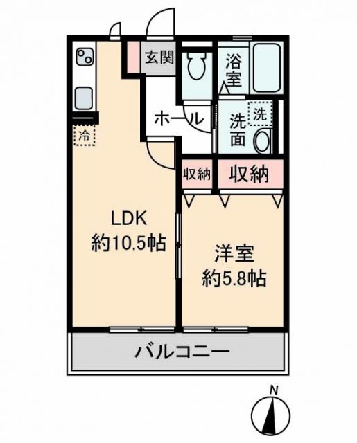 ハイム瀧Cの間取り