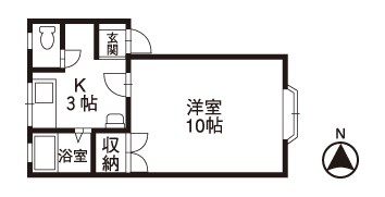 マーセル館野の間取り