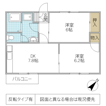 アネックスプラザA棟の間取り