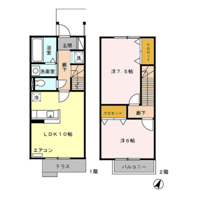 グレーリングの間取り