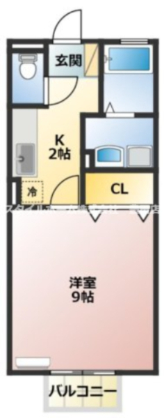 コンフォート宮町の間取り