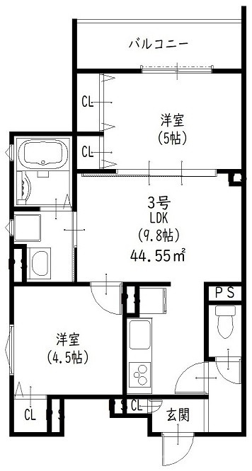 Soleil萱島東の間取り