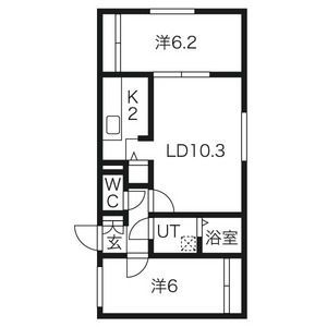 【アイアール東札幌 IIIの間取り】