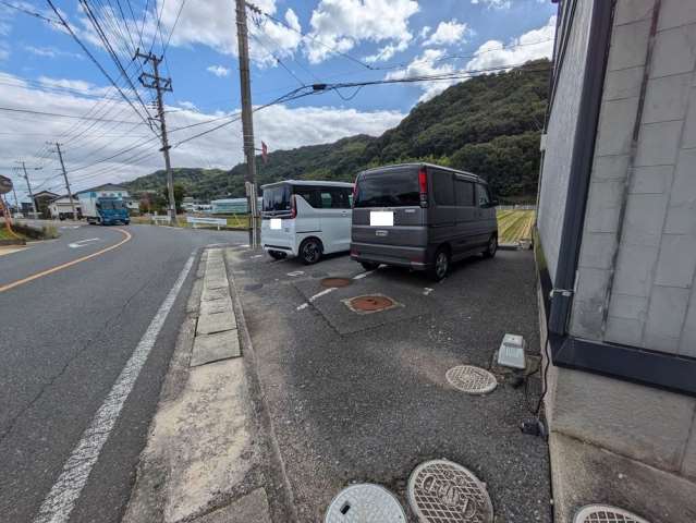 駐車場　眺望