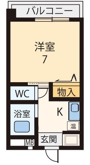 マンションタケウチ2号館の間取り