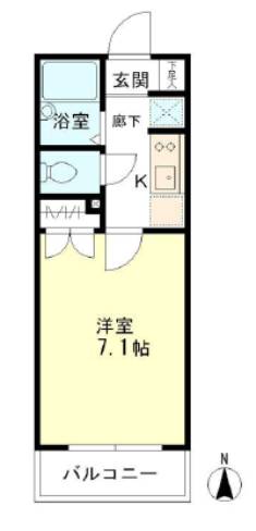 CLAP市谷柳町の間取り