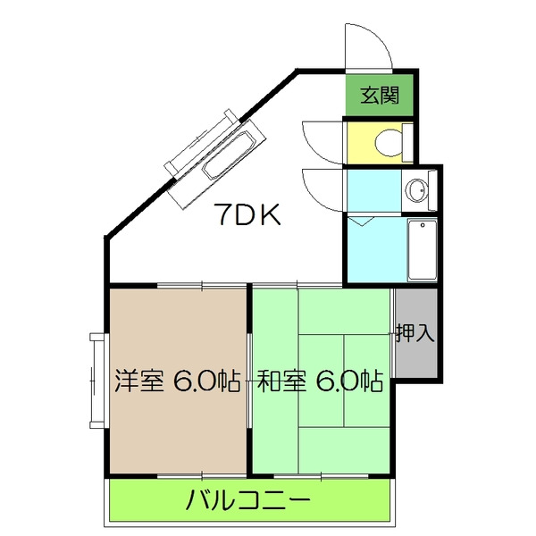 コルトハウスの間取り