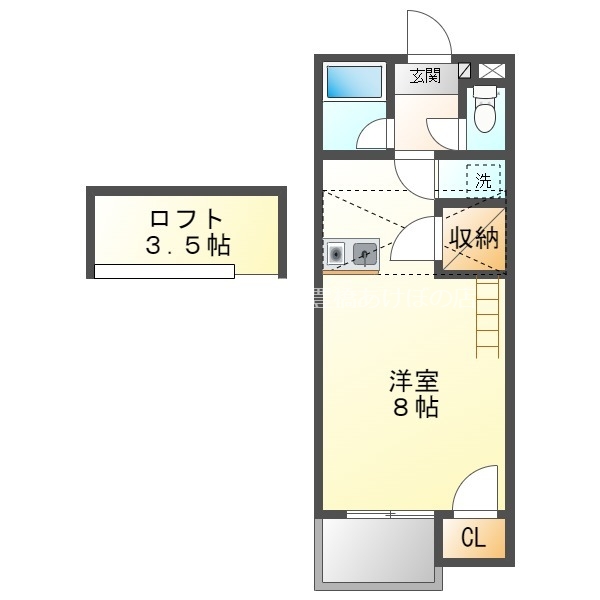 セザンヌ福江の間取り