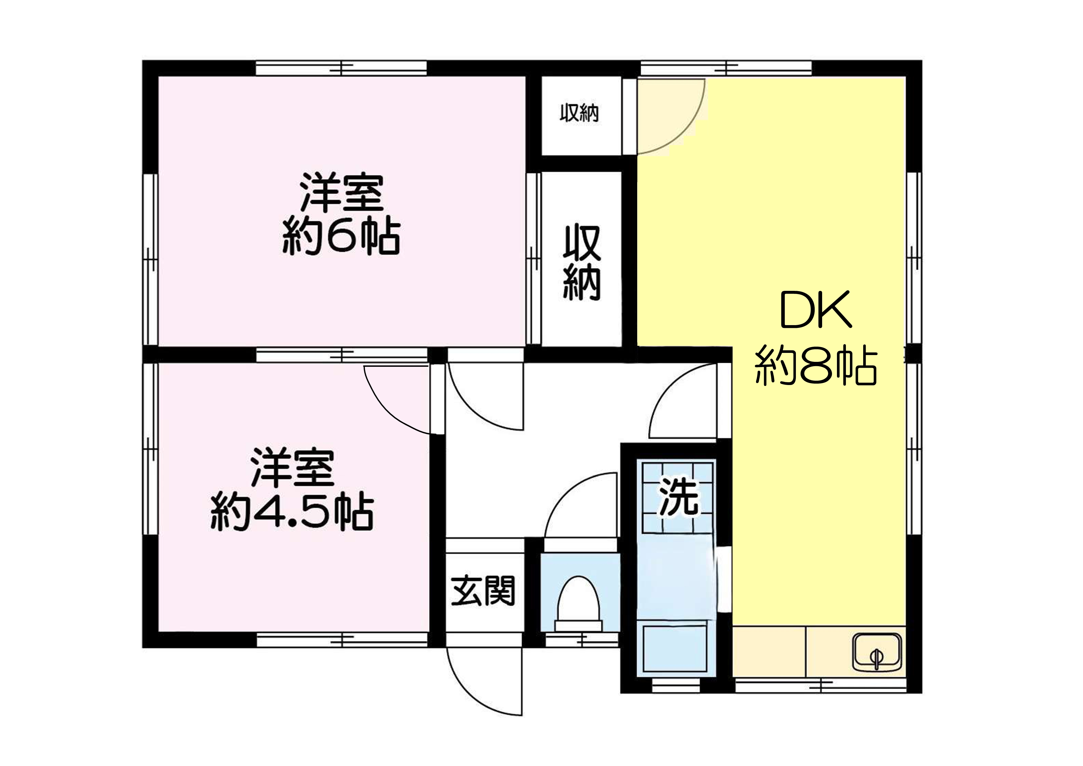 延明住宅の間取り写真