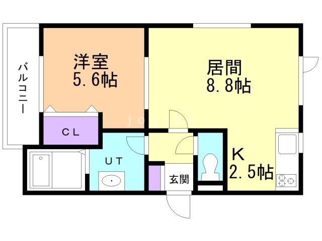 Ｊ・Ｇａｔｅ若草の間取り