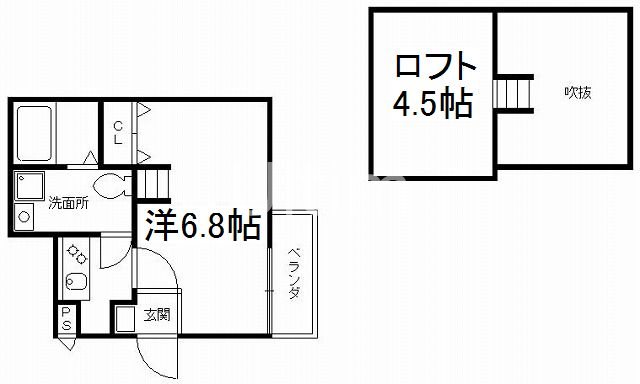 ベルビュー深草の間取り