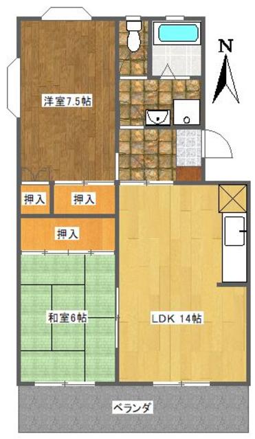 アベニュー井上IIの間取り