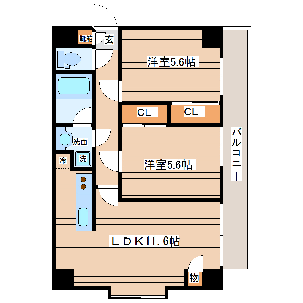 【グレース仙台南の間取り】