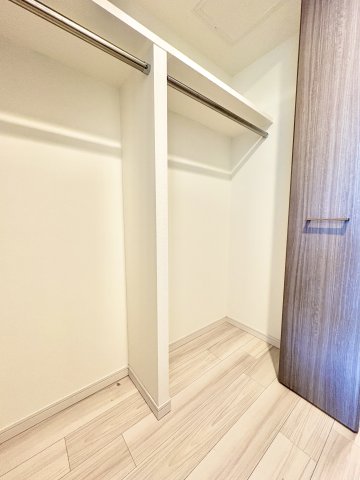 収納　たっぷりとした収納スペースです