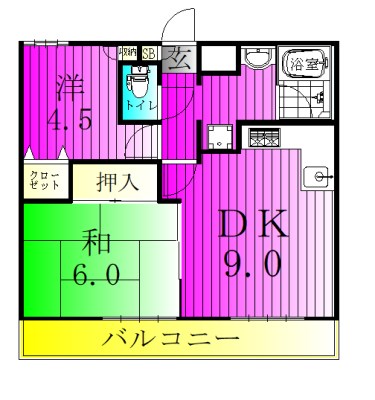 ブランシェ松戸の間取り