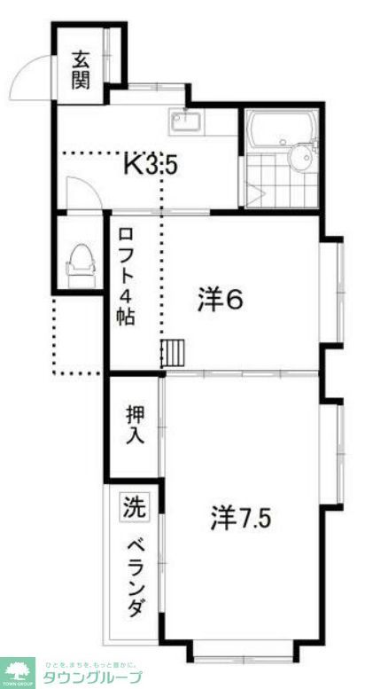 シティーハイツ邦立川の間取り