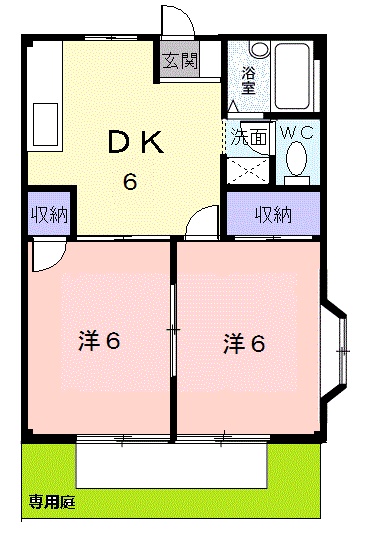 シティハイツおおすみＡの間取り