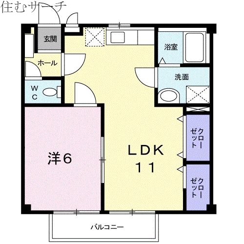 ラフォーレ大陽IIの間取り