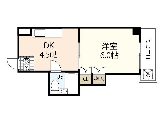 ヴィラ大州通りの間取り