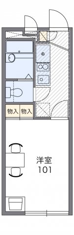 ベイサイドイン三上の間取り