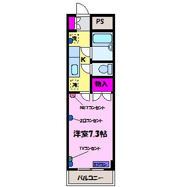 メゾンルミネスの間取り