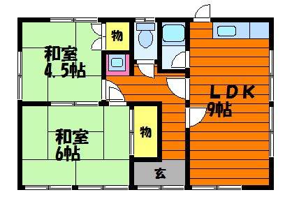 岡野住宅の間取り