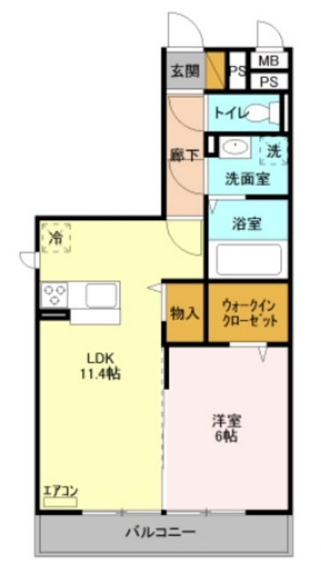 モンターニュの間取り