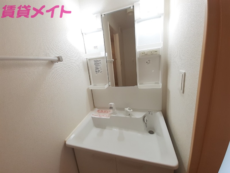 洗面設備　同物件別部屋タイプ